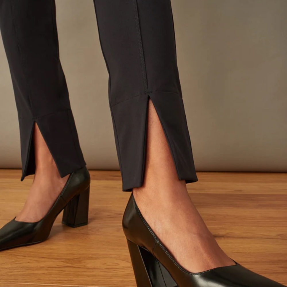 Aday Slim Split Straight Up Pants - Picture 7 of 8